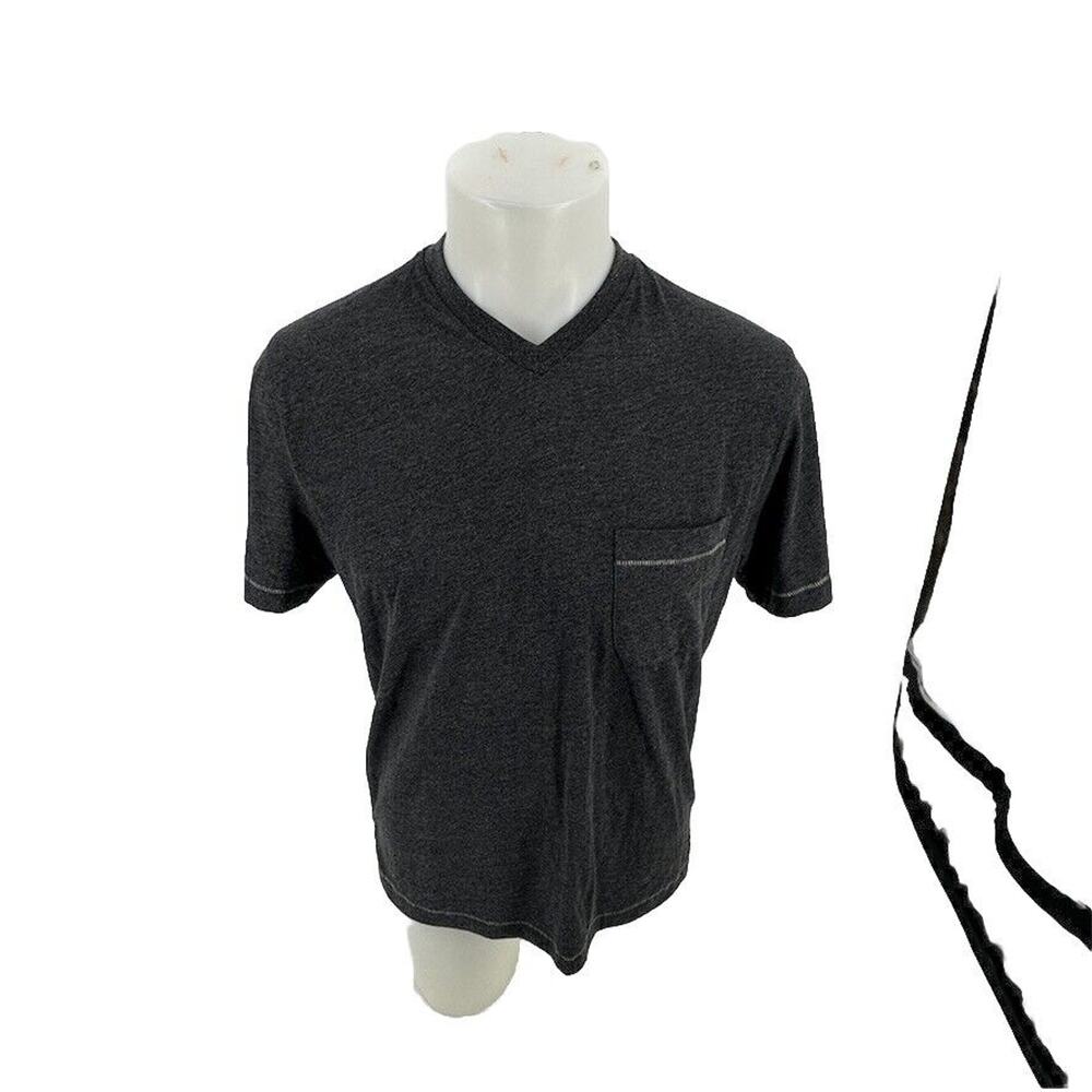 Left Coast Tee Men Medium Pullover V-neck Short Sleeve N22v